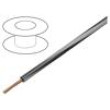 Wire LgY stranded Cu 0.5mm2 black-gray PVC 300/500V