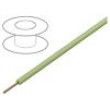 Wire TLY stranded Cu 0.12mm2 light green PVC 150/300V