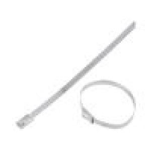 Stahovací pásek L: 125mm W: 4,6mm nerezavějící ocel AISI 304