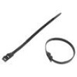Cable tie double lock L: 265mm W: 9mm polyamide 540N black