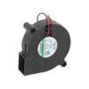 Ventilátor: DC blower 12VDC 51,7x51,6x15mm 9,18m3/h 42,2dBA