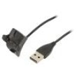 Kabel: pro nabíjení chytrých hodinek 1m 1A černá