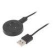 Kabel: pro nabíjení chytrých hodinek 1m 1A černá