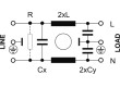 Napájecí vidlice s filtrem AC250 V 2A socket