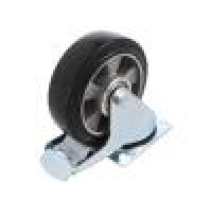 Pojezdové kolo Ø: 160mm W: 50mm H: 195mm otočné s brzdou 350kg