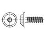 Vrut pro plasty 5x18 Hlava: kulatá Torx® PLUS 25IP ocel zinek