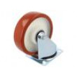 Pojezdové kolo Ø: 160mm W: 45mm H: 195mm otočné s brzdou 350kg