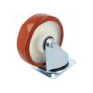 Pojezdové kolo Ø: 160mm W: 45mm H: 195mm otočné s brzdou 350kg