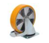 Pojezdové kolo Ø: 200mm W: 50mm H: 238mm otočné s brzdou 500kg