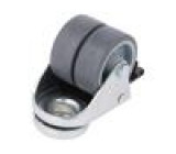 Pojezdové kolo Ø: 50mm W: 34mm H: 71mm dvoukolečkové 70kg TPA