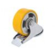 Pojezdové kolo Ø: 100mm W: 40mm H: 130mm otočné s brzdou 200kg
