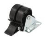 Pojezdové kolo Ø: 50mm W: 34mm H: 71mm dvoukolečkové 80kg POC