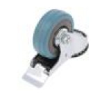 Pojezdové kolo Ø: 50mm W: 17mm H: 69mm otočné s brzdou 35kg