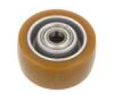 Pojezdové kolo Ø: 80mm W: 38mm 200kg Mat: polyuretan ALPU