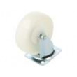Pojezdové kolo Ø: 125mm W: 37mm H: 156mm otočné 150kg POB
