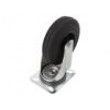 Pojezdové kolo Ø: 125mm W: 37,5mm H: 156mm otočné Dyn.zat: 1,1kN