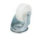 Pojezdové kolo Ø: 80mm W: 32mm H: 105mm otočné 110kg PPB