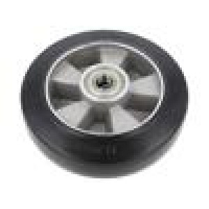 Pojezdové kolo Ø: 200mm W: 50mm 450kg Mat: elastická guma ALGE