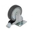 Pojezdové kolo Ø: 100mm W: 27mm H: 134mm otočné s brzdou 90kg