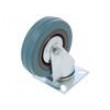 Pojezdové kolo Ø: 100mm W: 25mm H: 130mm otočné 65kg PG -5÷40°C
