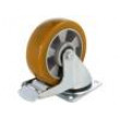Pojezdové kolo Ø: 160mm W: 50mm H: 193mm otočné s brzdou 500kg