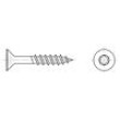 Vrut do dřeva 6x60 Hlava: kuželová Torx® TX25 Výš.hlavy: 3,6mm