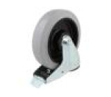 Pojezdové kolo Ø: 200mm W: 50mm H: 235mm otočné s brzdou 350kg