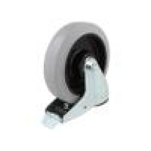 Pojezdové kolo Ø: 200mm W: 50mm H: 235mm otočné s brzdou 350kg