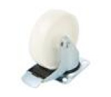 Pojezdové kolo Ø: 125mm W: 38mm H: 156mm otočné s brzdou 150kg