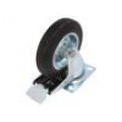 Pojezdové kolo Ø: 160mm W: 25mm H: 197mm otočné s brzdou 150kg