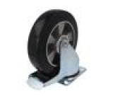 Pojezdové kolo Ø: 200mm W: 50mm H: 235mm otočné s brzdou 350kg