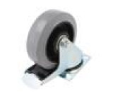 Pojezdové kolo Ø: 160mm W: 50mm H: 195mm otočné s brzdou 350kg