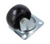 Pojezdové kolo Ø: 80mm W: 33mm H: 105mm otočné 150kg FL