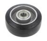 Pojezdové kolo Ø: 100mm W: 40mm 200kg Mat: elastická guma ALGE
