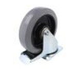 Pojezdové kolo Ø: 200mm W: 50mm H: 235mm otočné s brzdou 350kg