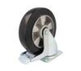 Pojezdové kolo Ø: 200mm W: 50mm H: 238mm otočné s brzdou 450kg