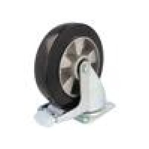 Pojezdové kolo Ø: 200mm W: 50mm H: 238mm otočné s brzdou 450kg