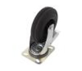 Pojezdové kolo Ø: 200mm W: 50mm H: 240mm otočné s brzdou 142kg
