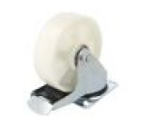 Pojezdové kolo Ø: 160mm W: 50mm H: 195mm otočné s brzdou 350kg
