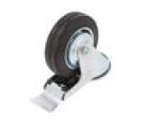 Pojezdové kolo Ø: 100mm W: 25mm H: 128mm 70kg Mat: pryž CSG