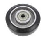 Pojezdové kolo Ø: 125mm W: 40mm 250kg Mat: elastická guma ALGE