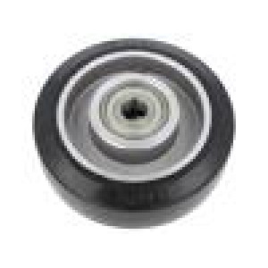 Pojezdové kolo Ø: 125mm W: 40mm 250kg Mat: elastická guma ALGE