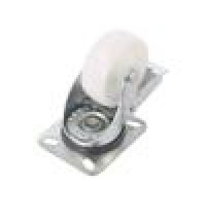 Pojezdové kolo Ø: 80mm W: 30mm H: 107mm otočné s brzdou 152kg