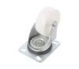 Pojezdové kolo Ø: 80mm W: 30mm H: 107mm otočné Dyn.zat: 1,8kN