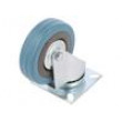 Pojezdové kolo Ø: 75mm W: 21mm H: 100mm otočné 45kg PG -5÷40°C