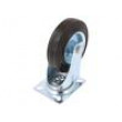 Pojezdové kolo Ø: 125mm W: 25mm H: 152mm otočné 100kg Mat: pryž