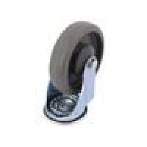 Pojezdové kolo Ø: 125mm W: 32mm H: 156mm otočné 150kg WTE