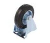 Pojezdové kolo Ø: 125mm W: 25mm H: 152mm pevné 100kg Mat: pryž