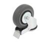 Pojezdové kolo Ø: 100mm H: 135mm otočné s brzdou 100kg