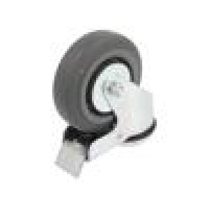 Pojezdové kolo Ø: 100mm H: 135mm otočné s brzdou 100kg